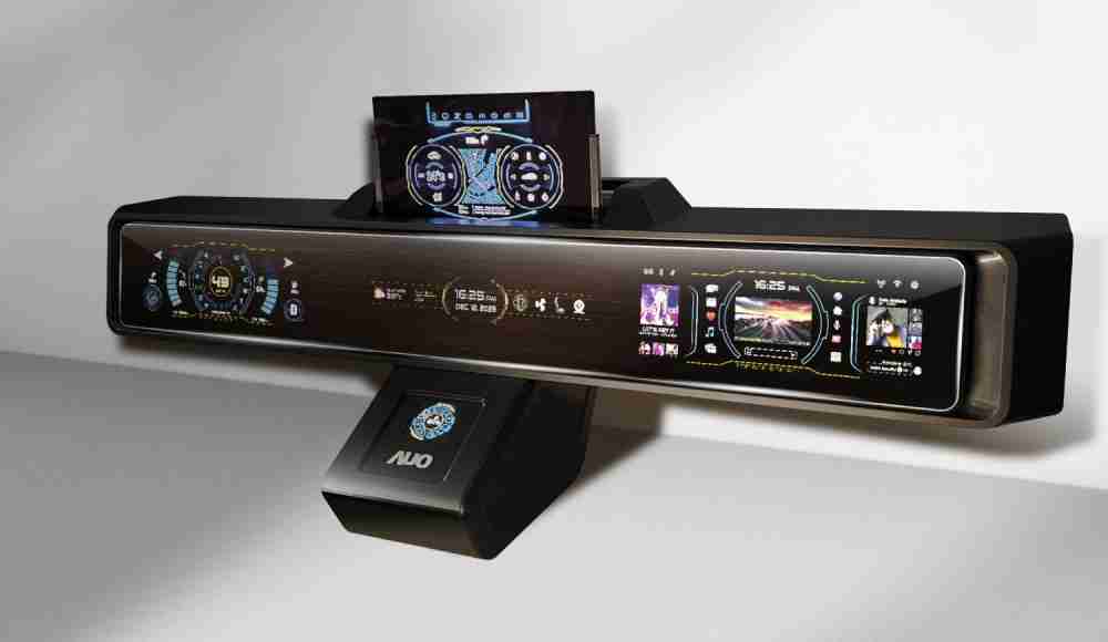 YAXIN111Micro LED沉浸式车舱显示方案结合 可卷式、、、可伸缩的Micro LED应用并可呈现不同的质感纹路，，，展现人性化设计