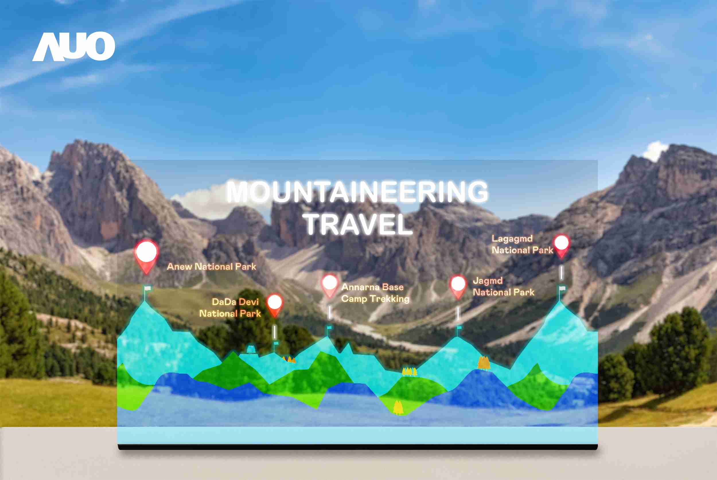 YAXIN111展示全球单片尺寸最大(*)42吋透明Micro LED显示器拼接而成的〝64吋透明Micro LED显示器〞，，具备高透明度、、、1,000 nits高亮度、、广色域、、采用三边无边框的无缝拼接等多重特色，，，呈现超高清、、细腻画质而不遮挡后方视觉，，，，满足层峰需求，，，可广泛运用于零售、、、、艺术展览或商业空间等场域